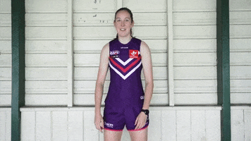 Goal Aine GIF by Fremantle Dockers