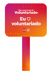 Volunteer Voluntario Sticker by AACD OFICIAL