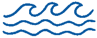 Ocean Waves Water Sticker