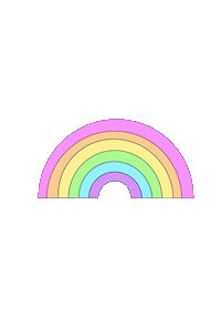 Rainbow Sticker by Charliecosmetics