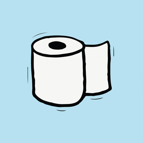duck_muscle toilet toilet paper GIF