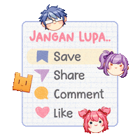 Share Save Sticker by re:ON Comics