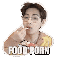 Hungry Eating Sticker