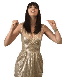 jennrobbins yes excited cheering pumped Sticker