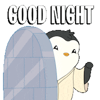 Tired Good Night Sticker by Pudgy Penguins