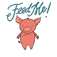 Hungry Feed Me Sticker