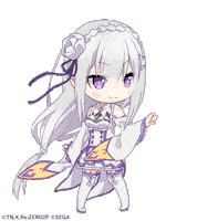 Re Zero Thank You Sticker