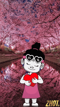 Cherry Blossom Japan GIF by Zhotcita