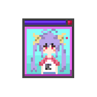 Pixel 8Bit Sticker