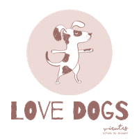 Love Dogs Yoga Sticker