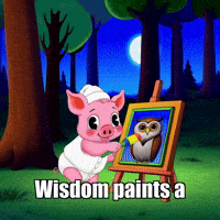 Wisdom Appreciation GIF by The Pigasso