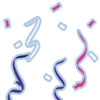 SummaCollege party confetti feest mbo Sticker