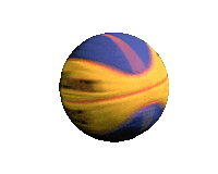 Fiba 3X3 Ball Sticker by FIBA3x3
