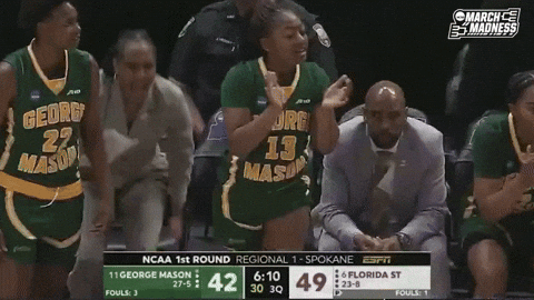 College Basketball Applause GIF by NCAA March Madness