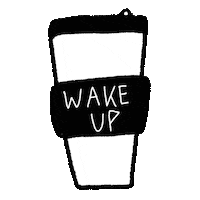Sleepy Wake Up Sticker