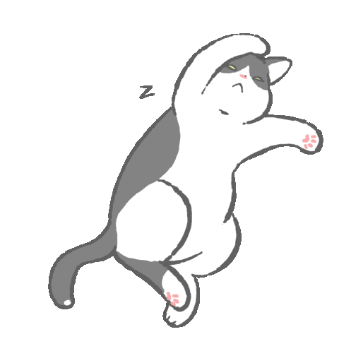 Cat Goodbye Sticker by GORO