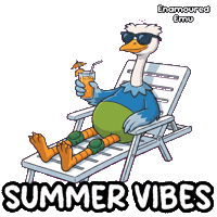 Summer Sunbathing Sticker by VeeFriends