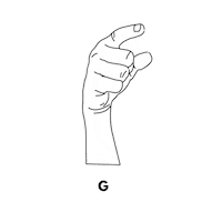 Sign Language G Sticker by Starbucks Malaysia