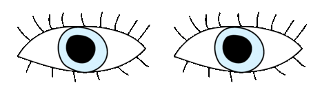 Blue Eyes Sticker