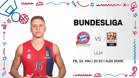 gameday Ulm GIF by FC Bayern Basketball