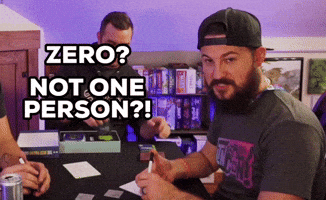 Zero? Not one person?