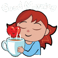 Coffee Morning Sticker by VeeFriends