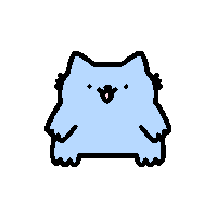 Cat Speaking Sticker by sillynub