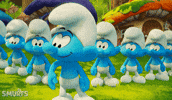 Friends Dancing GIF by Smurfs Movie