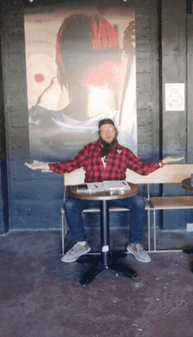Shimmy Wellington GIF by Sweet Axe Throwing Co.