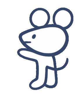 Mouse Souris Sticker by elodie shanta