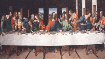 Da Vinci Eating GIF by ElmonX