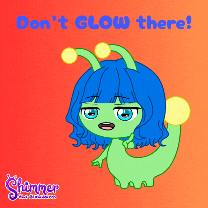 Dont Go There No Thank You GIF by ShimmertheGlowworm
