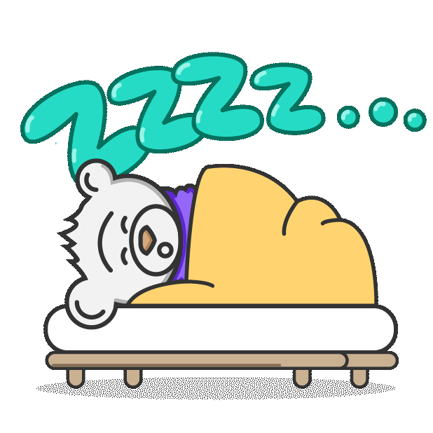 Chill Sleeping Sticker