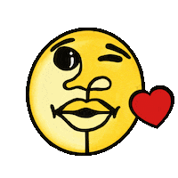 I Love You Blowing Kisses Sticker