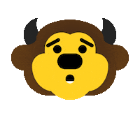 University Of Colorado Chip The Buffalo Sticker by CUBoulder