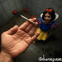 Snow White Smoking GIF