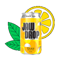 Iced Tea Drink Sticker by Jaw Drop Cocktails
