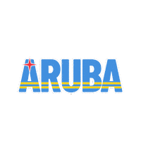 Bandera Aruba Sticker