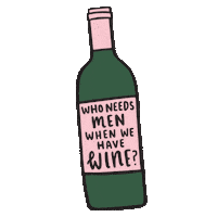 Wine Alcohol Sticker