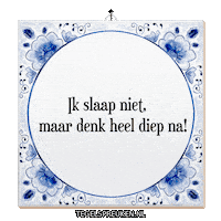 Rust Spreuk Sticker by Tegelspreuken.nl