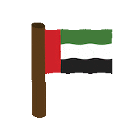 United Arab Emirates Flag Sticker by Heritage Express