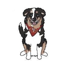 Dog Niners Sticker