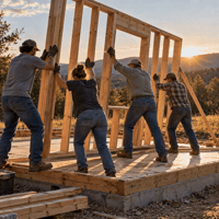 civilvalley home together construction build GIF