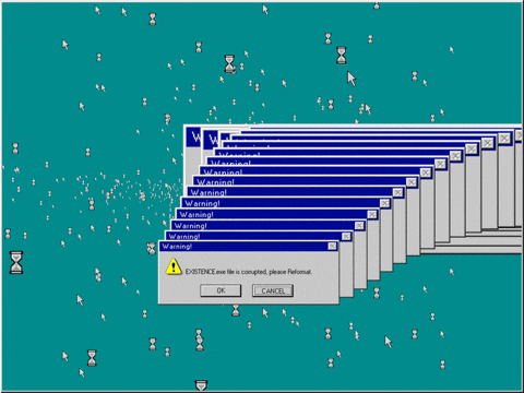Windows Warning GIF by PERFECTL00P