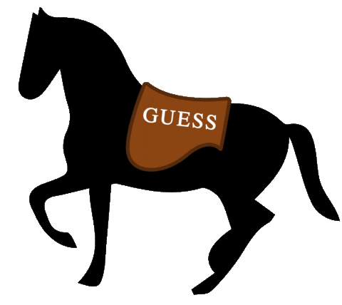 Horse Racing Sticker by GUESS