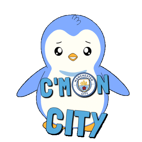Manchester City Football Sticker by Pudgy Penguins