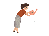 Illustration Mom Sticker by Pratya A.