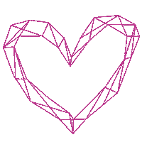 eringeib love heart colorful valentine Sticker