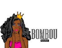 kanechom beauty magic queen crown Sticker