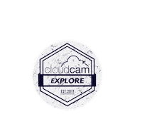 Logo Explore Sticker by CloudcamGIPHS